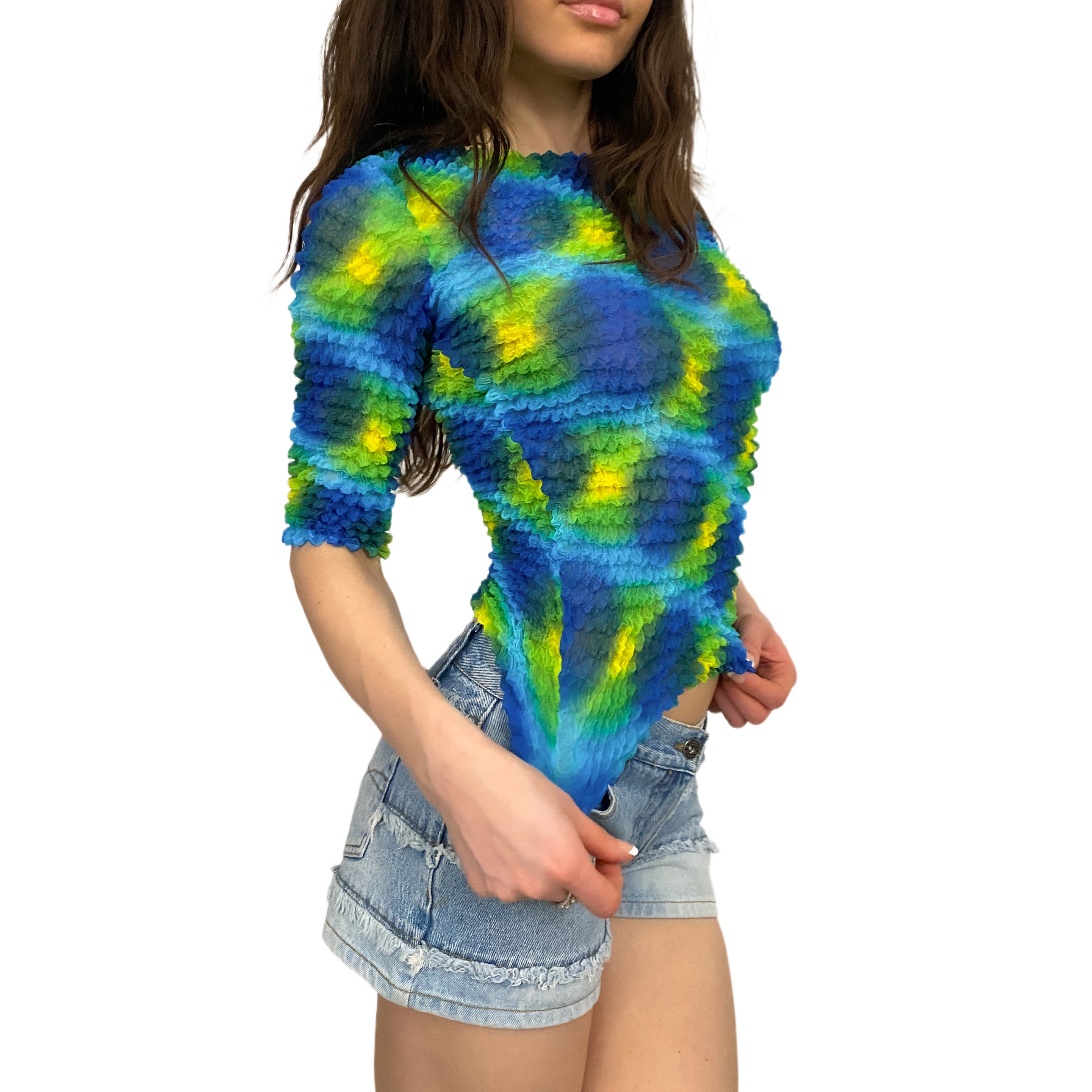 Funky Popcorn Top (XS-M)