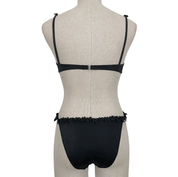 Moschino Mare Black Ribbon Trim Bikini Set (M/L)