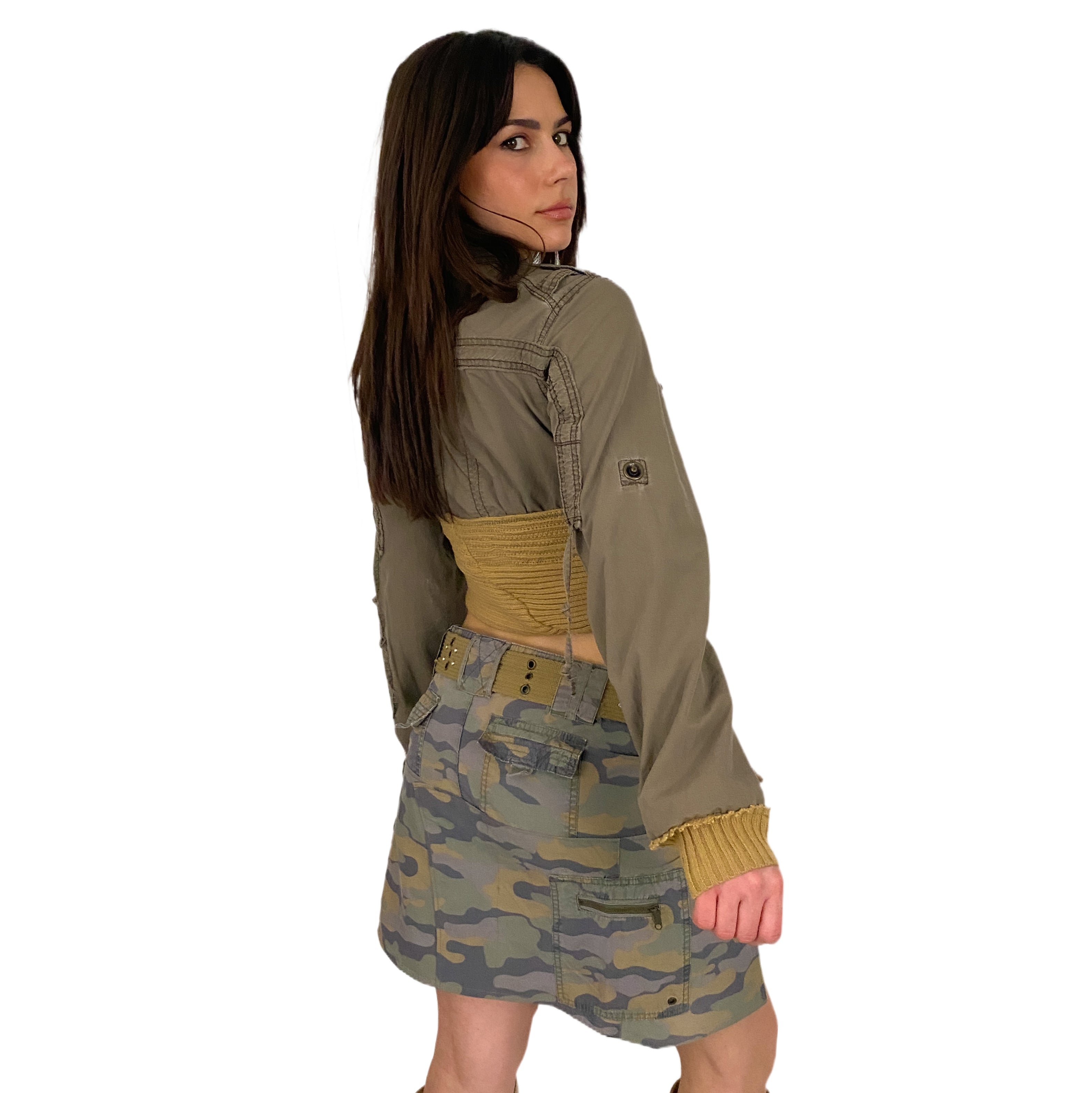 Cropped Flight Jacket (S)