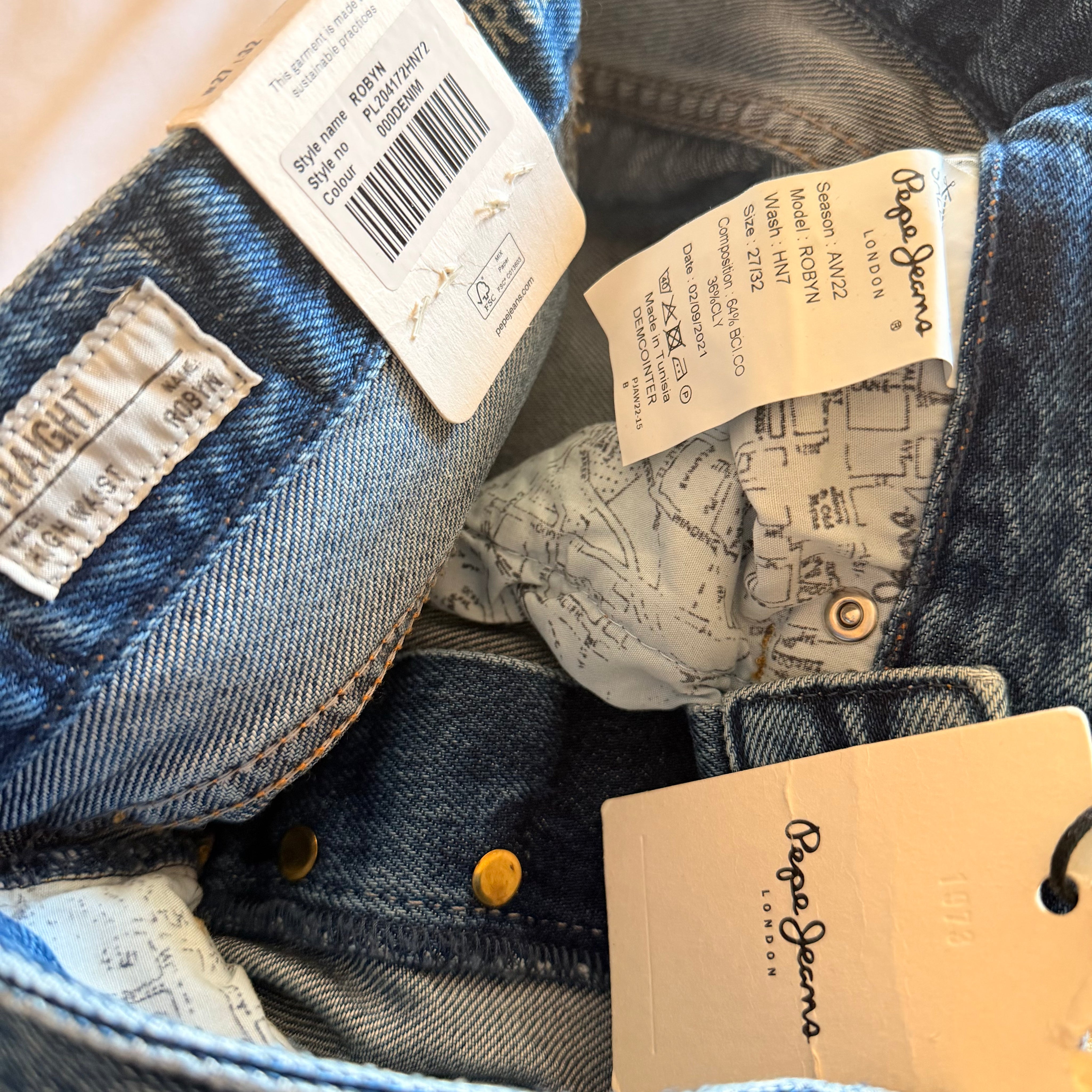 Pepe Patchwork Jeans (S)