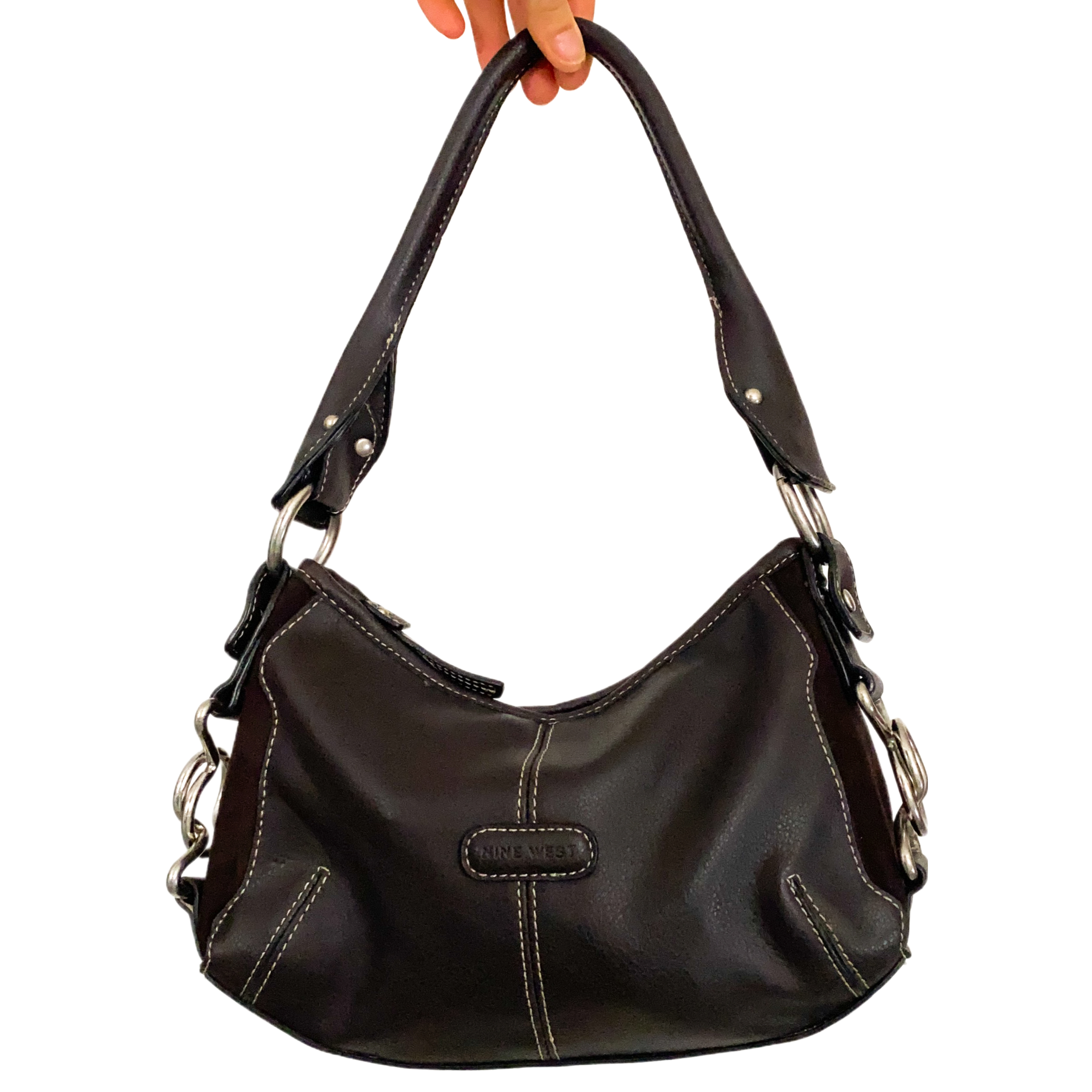 Chocolate Brown Leather Bag