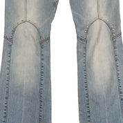 Parasuco 2000s Low Rise Studded Flare Jeans (M)