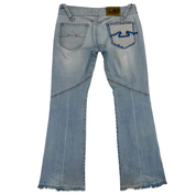 Parasuco 2000s Low Rise Studded Flare Jeans (M)