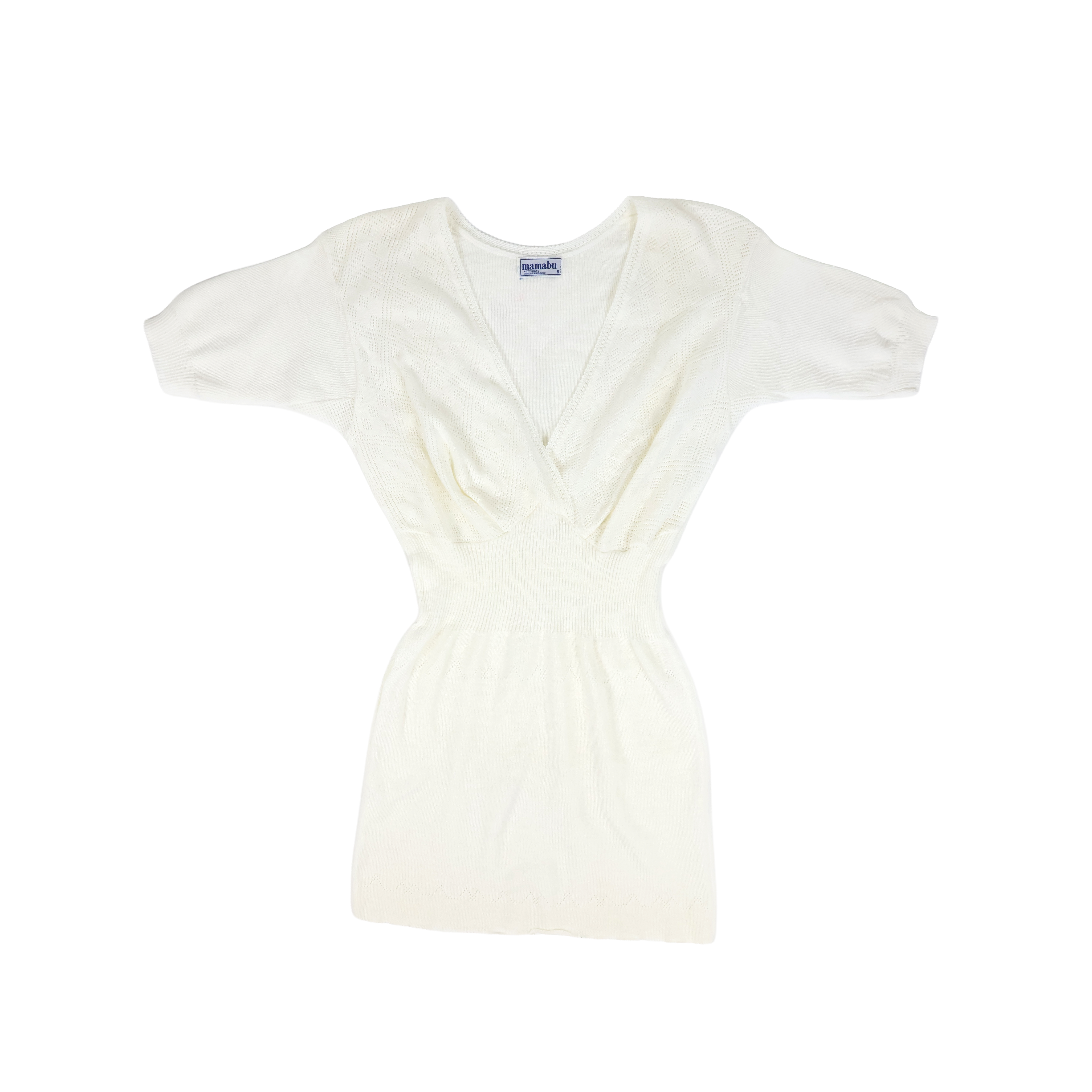white micro mini dress Loving Life Micro Mini Dress With Balloon Hem in White FINAL SALE Medium. / White