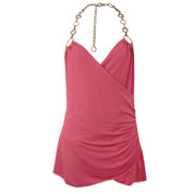 Slinky Chain Halter Top (L)