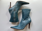 Y2K Genuine Leather Pointy Heels (8)