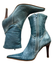 Y2K Genuine Leather Pointy Heels (8)