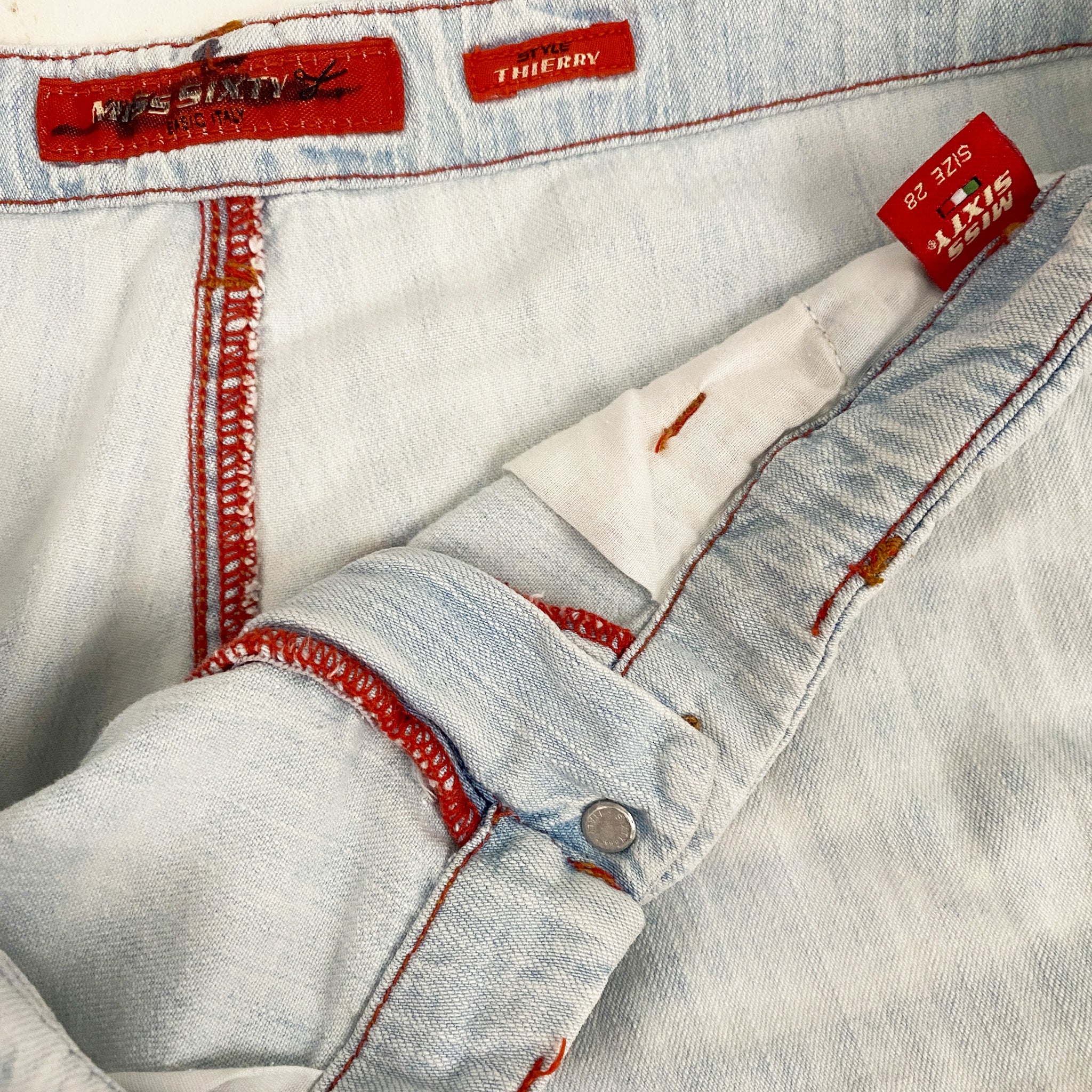 Miss Sixty 2000s Ultra Low Rise Flare Jeans (S)