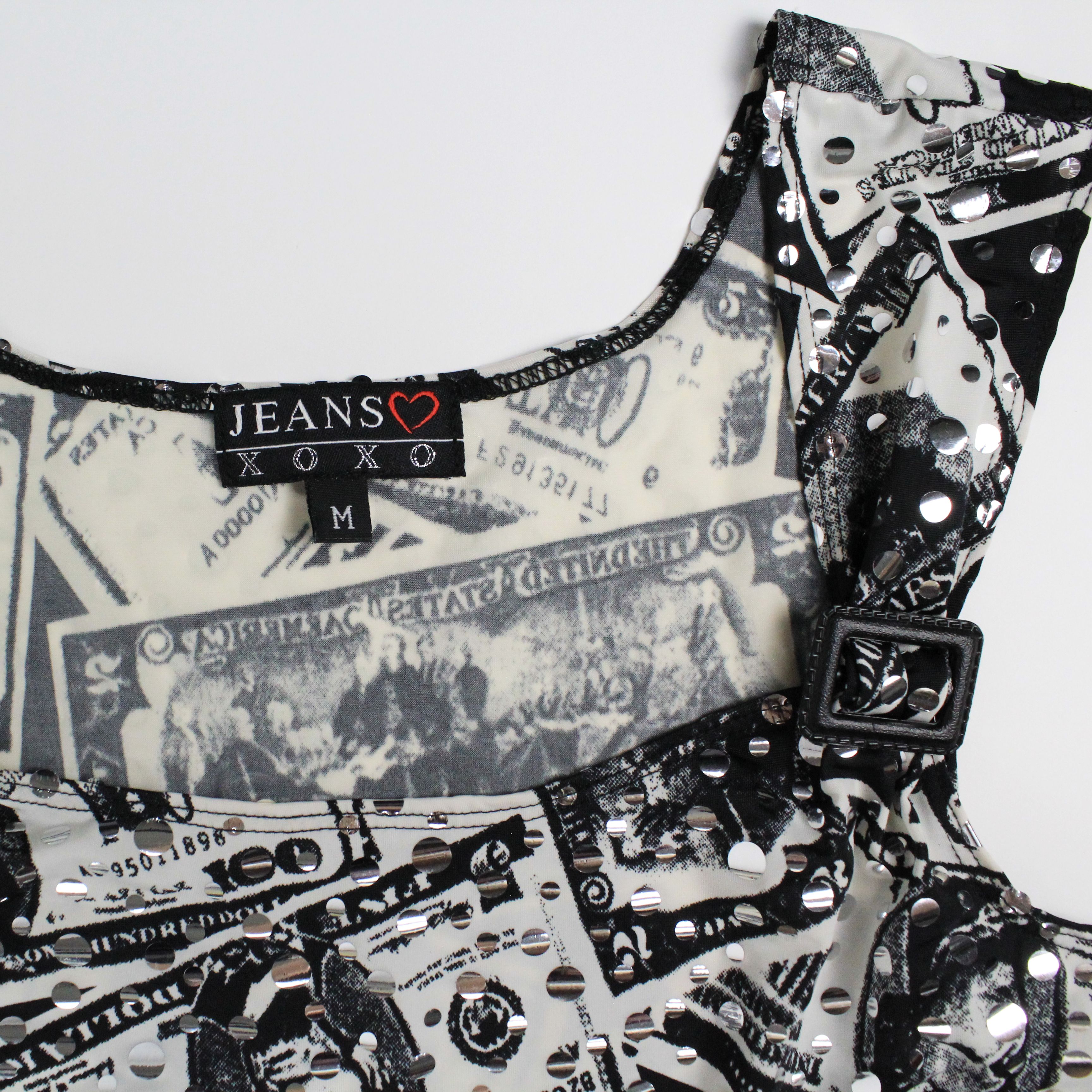 Y2K Money Print Top (S)