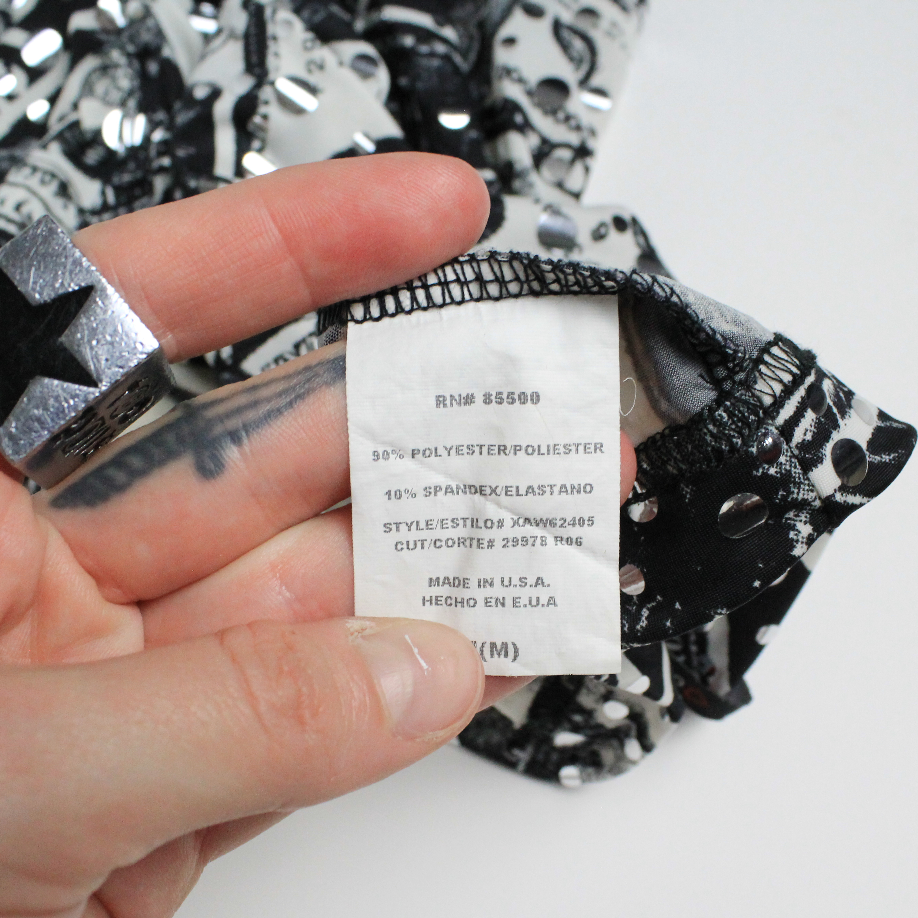 Y2K Money Print Top (S)