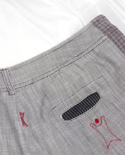 Y2K Cop Copine Capris (M)
