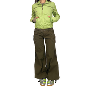 Miss Sixty Lime Moto Nylon Jacket (S)