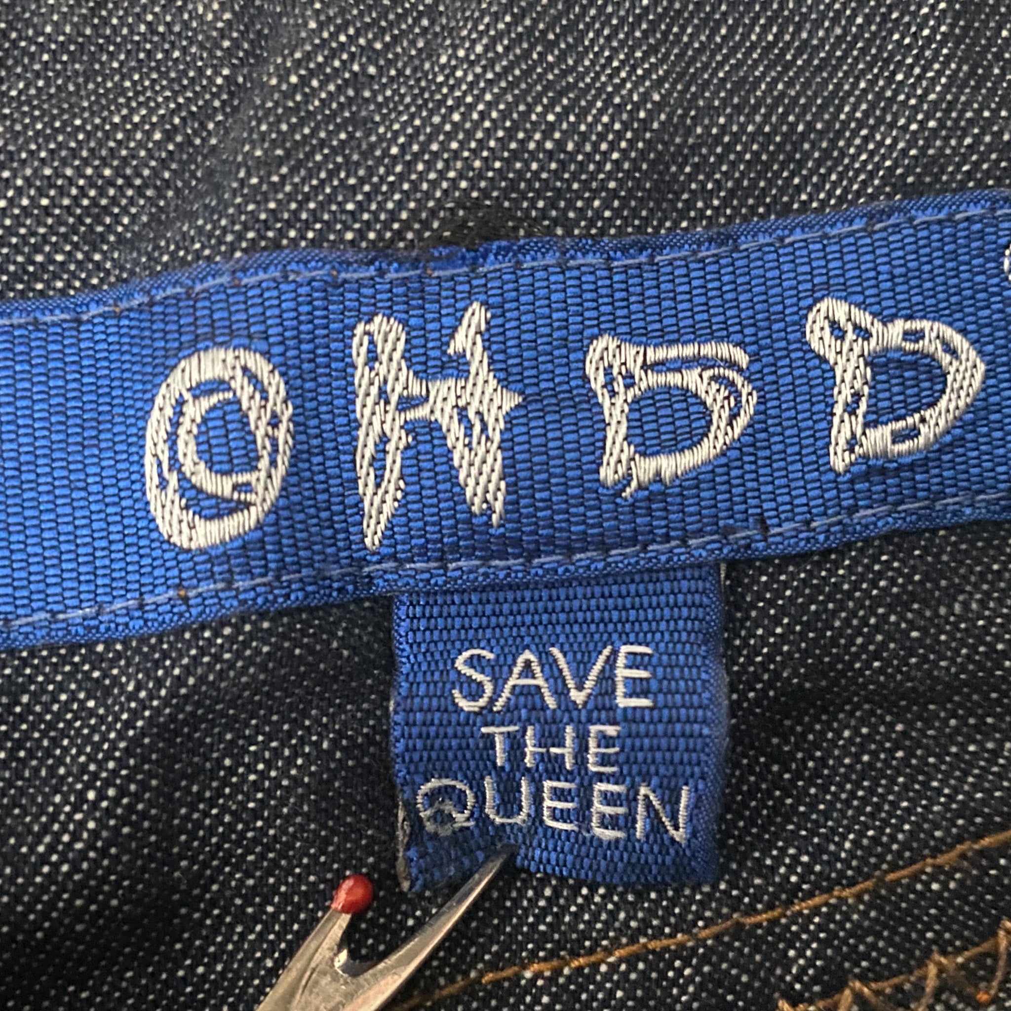OHDD Save The Queen Y2K Mid Rise Flare Jeans (M)