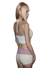 lavender mochi (紫色奶茶) bralette .
