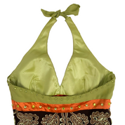 Sue Wong Silk Embellished Halter Fairy Handkerchief Dress (XS/S)