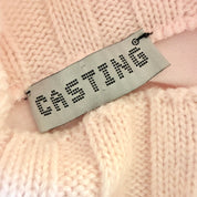 French Vintage Baby Pink Sweater Top (S)