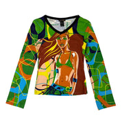 Deadstock Hayes Face Graphic Long Sleeve (S)