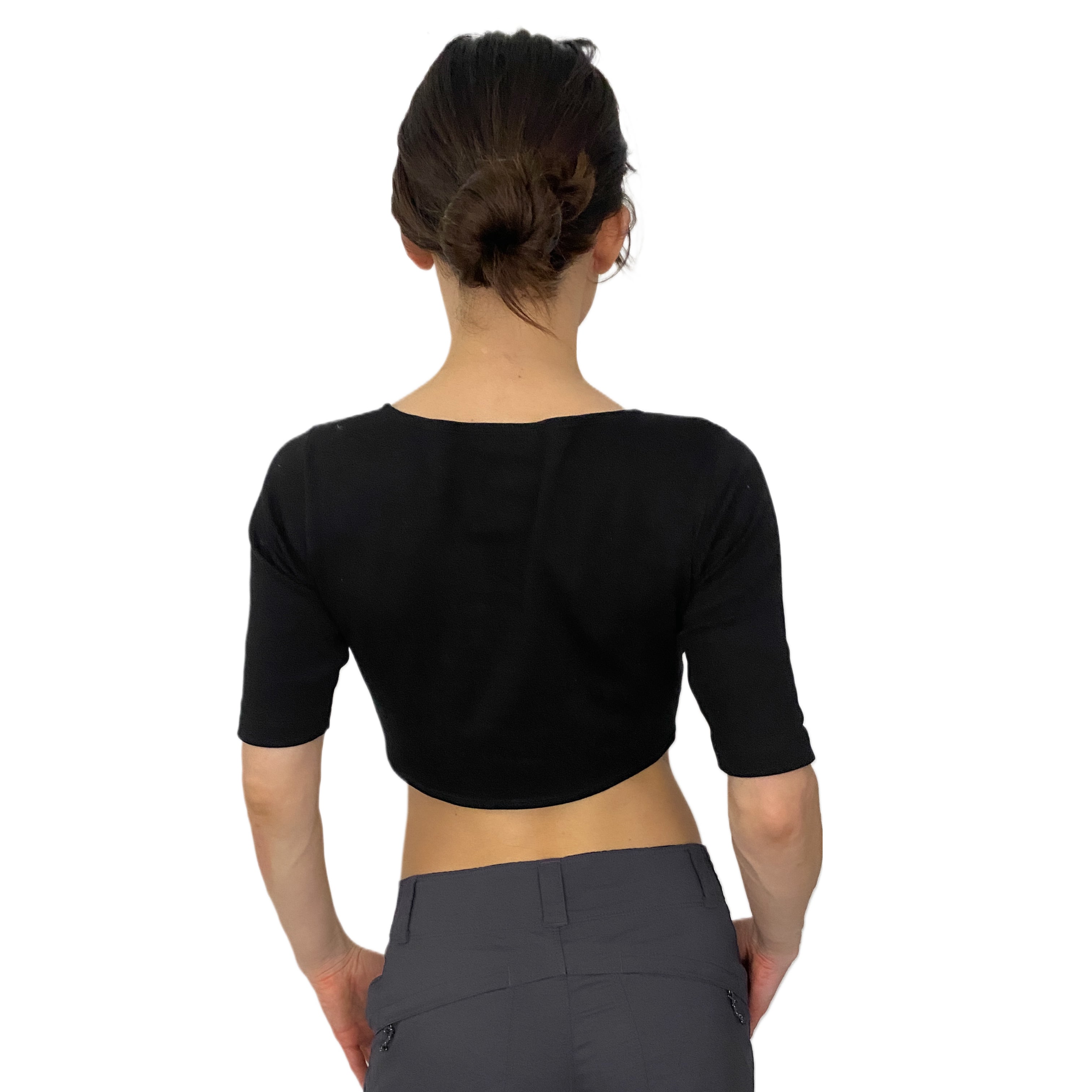 Jordache Bungee Pull Crop (S)
