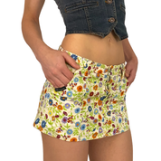 Dolce & Gabbana D&G Floral Low Rise Mini Skirt (XS)