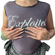 Exploited Purple Tank Top (S/M)