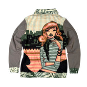 Deadstock Hayes Graphic Zip Up Jacket (M)