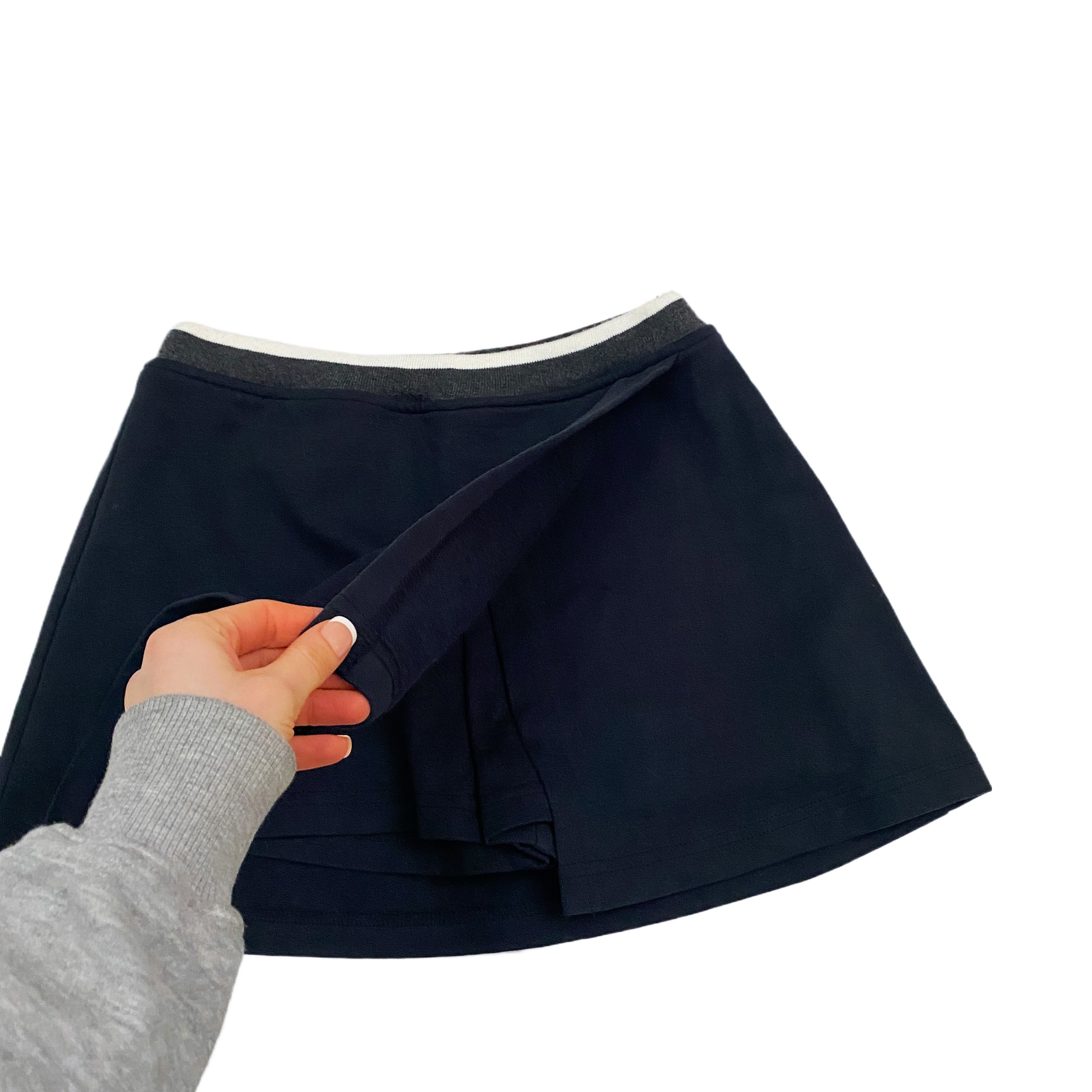 Y2K Navy Mini Skort (M)