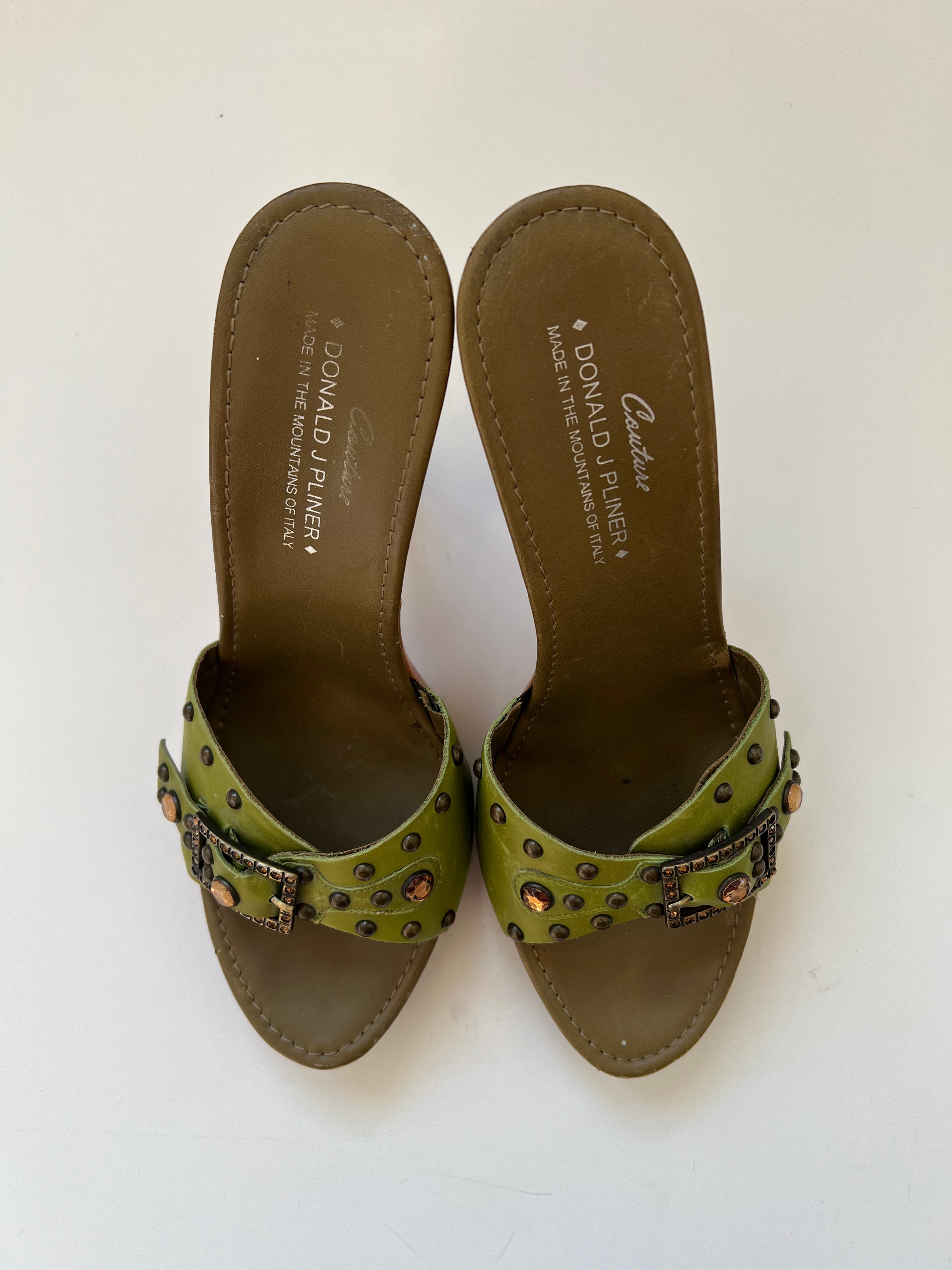 Vintage Y2K Donald Pliner Glam Heels (8/8.5)