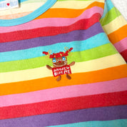 Angel Blue Rainbow Stripe Long Sleeve (XS)