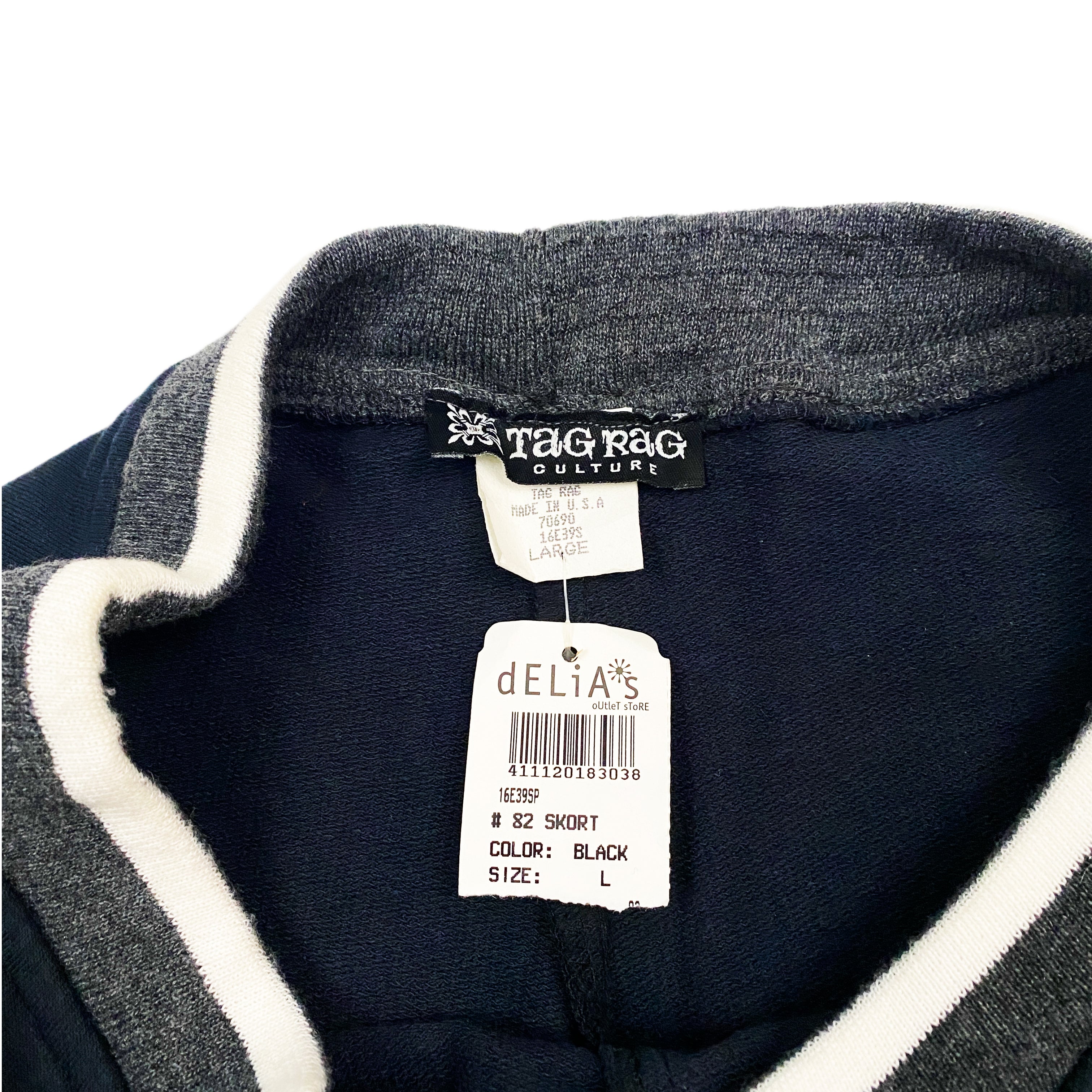 Y2K Navy Mini Skort (M)