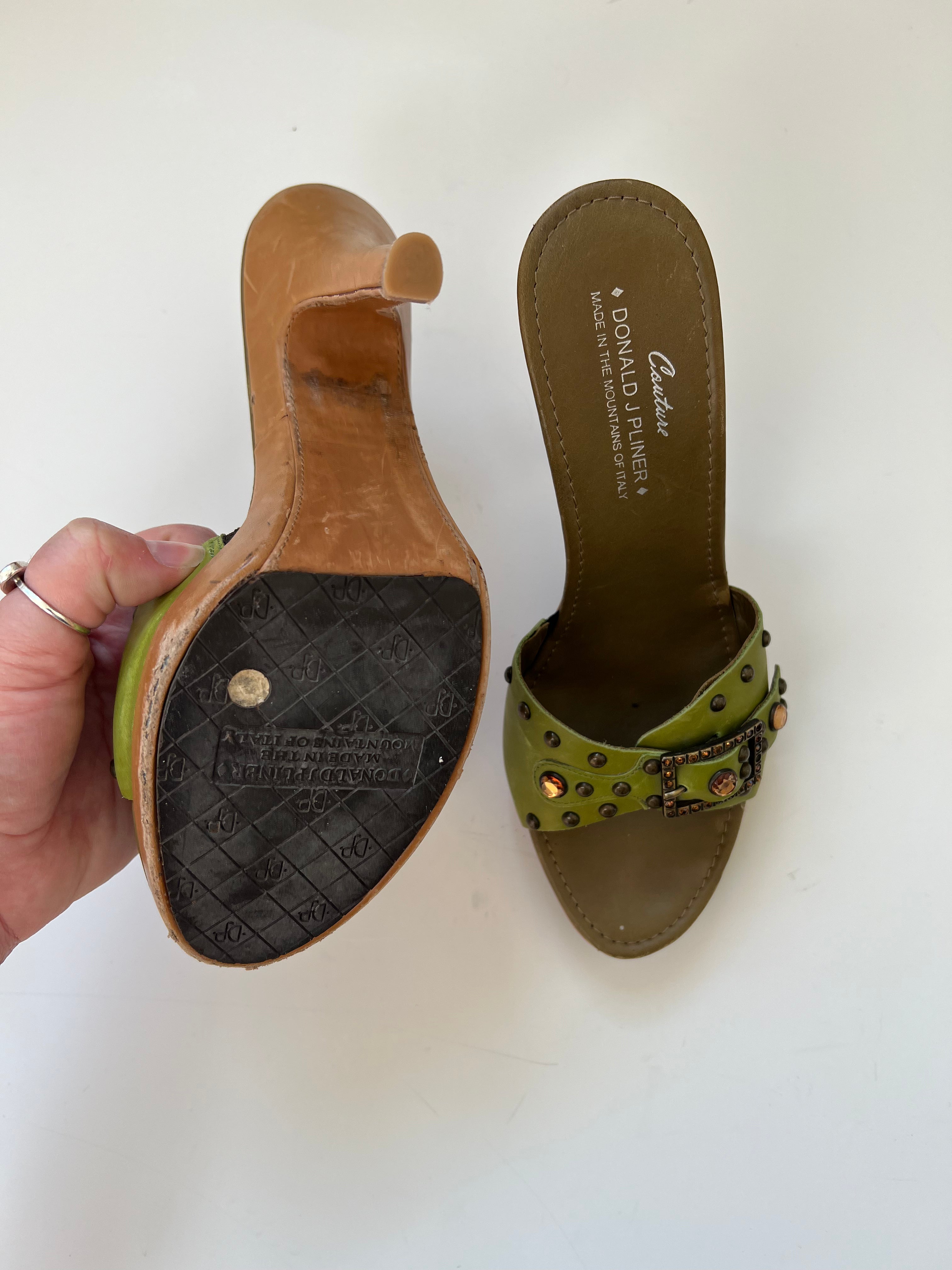 Vintage Y2K Donald Pliner Glam Heels (8/8.5)