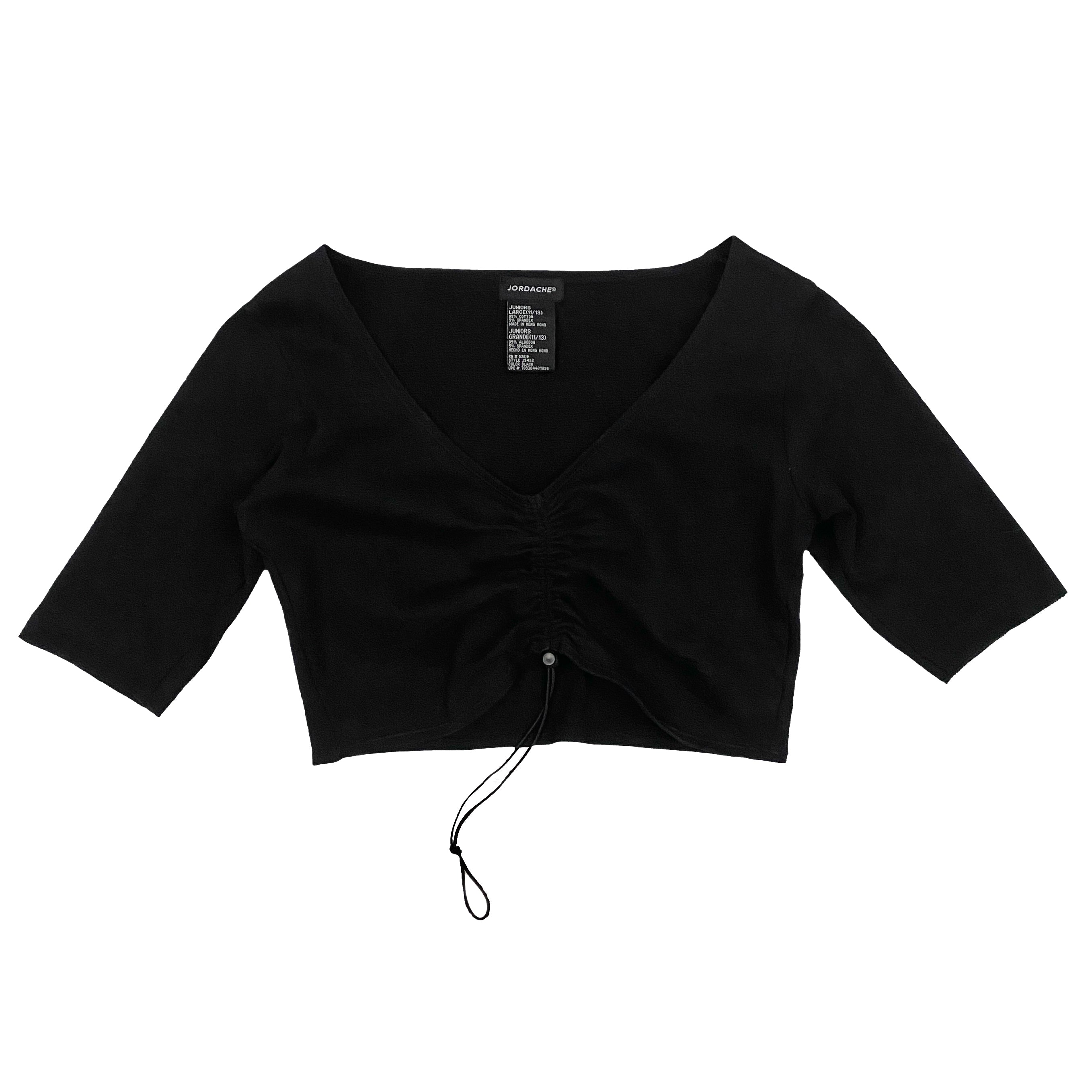 Jordache Bungee Pull Crop (S)
