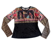 Cop Copine 90s Ramses Velvet Top (S/M)