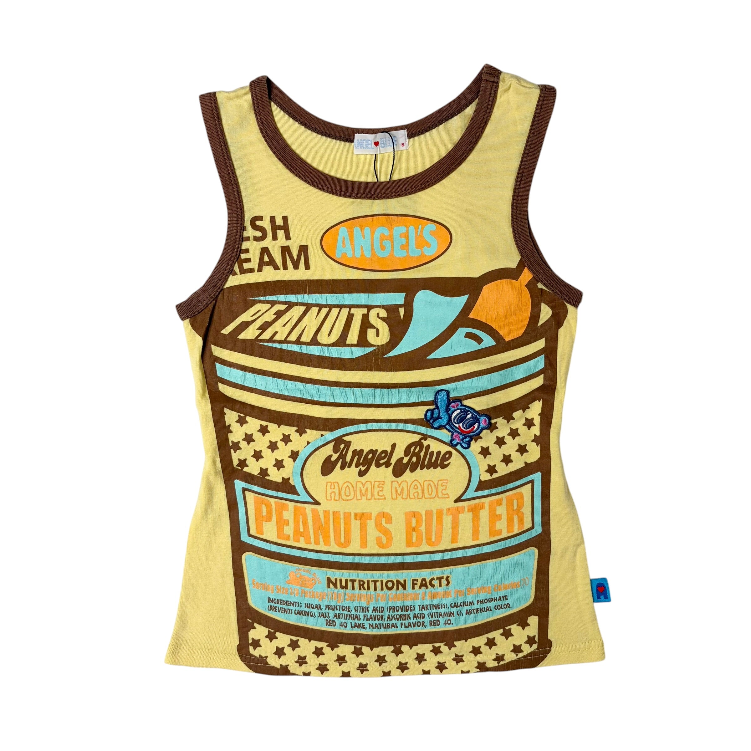 Angel Blue Peanut Butter Graphic Tank (XS-S)