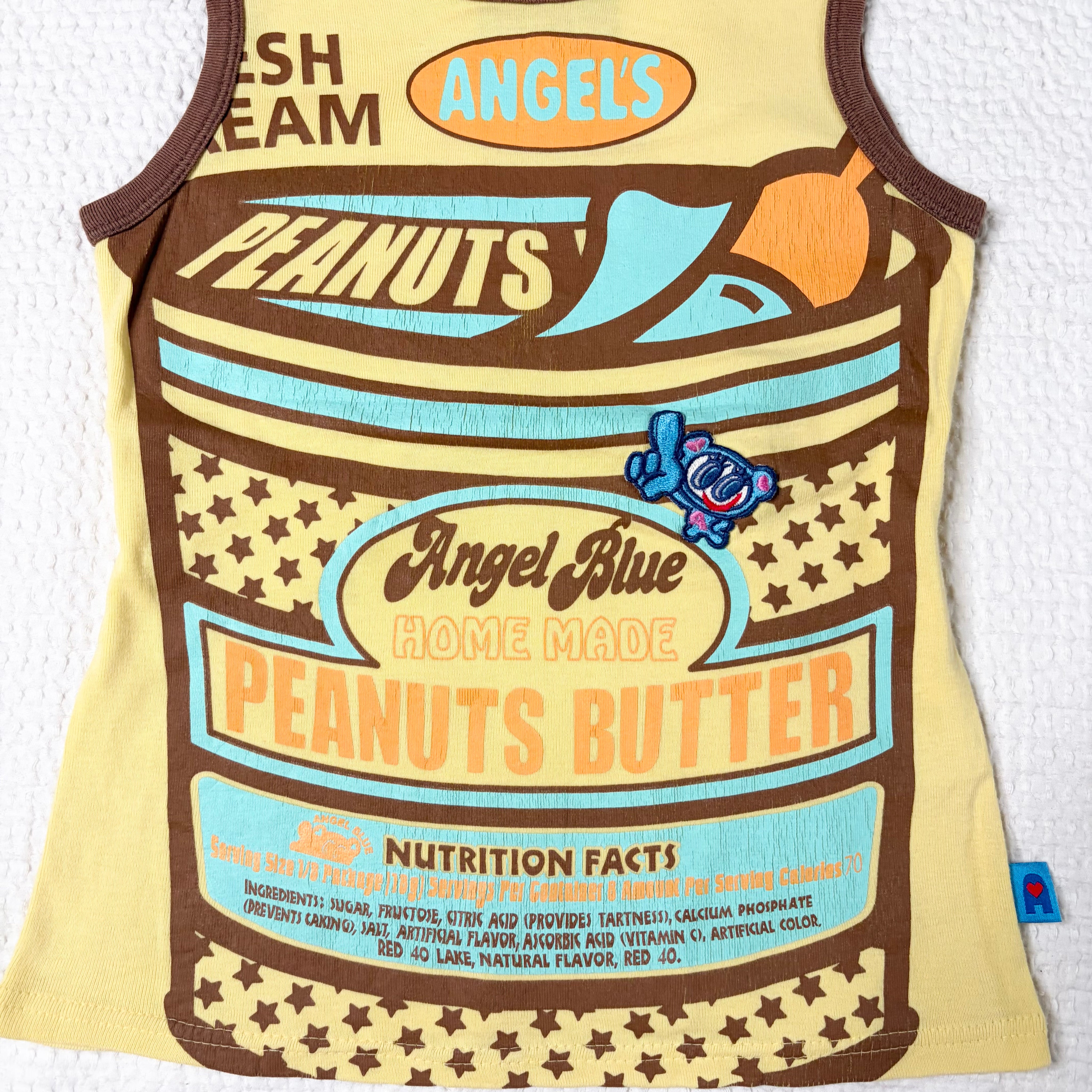 Angel Blue Peanut Butter Graphic Tank (XS-S)