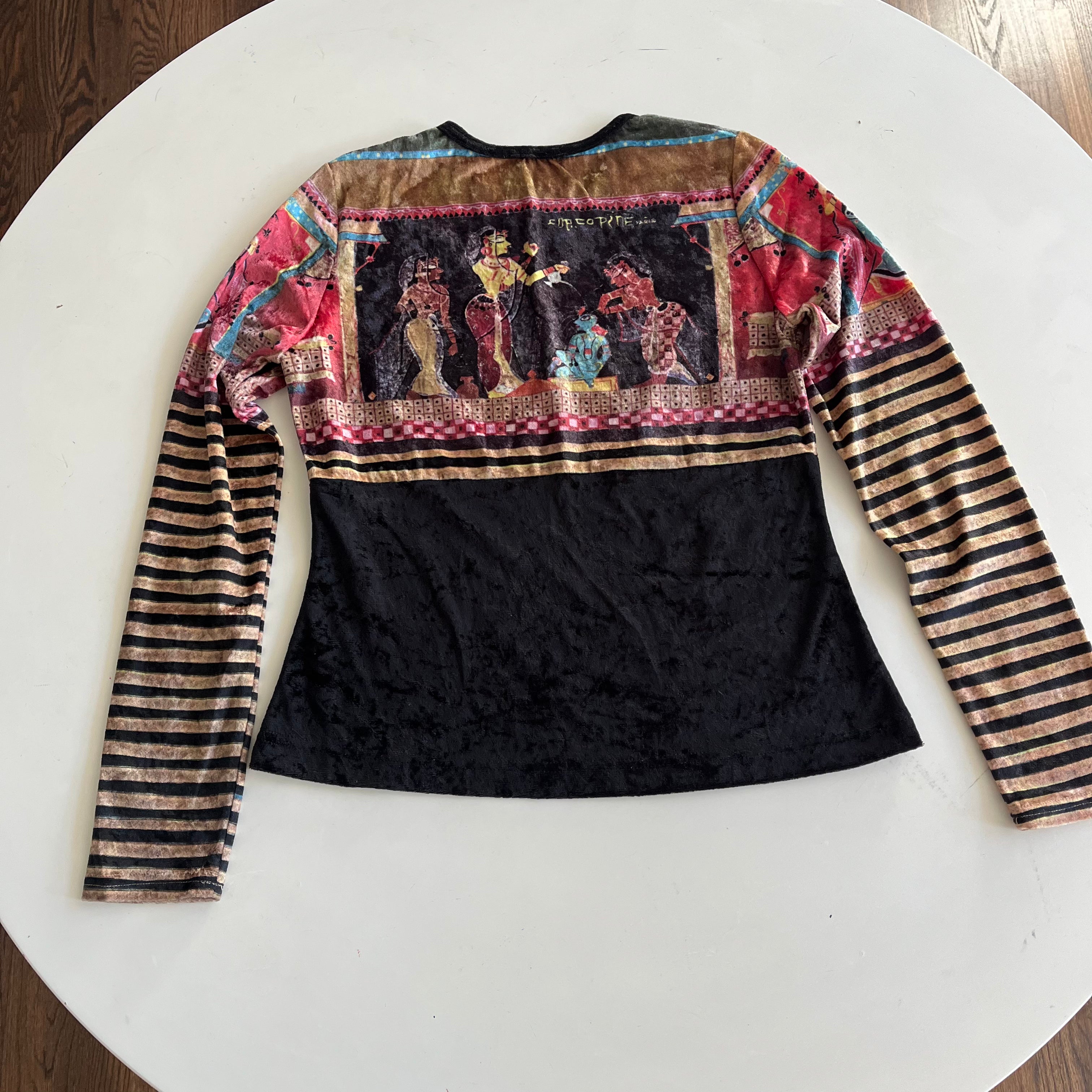 Cop Copine 90s Ramses Velvet Top (S/M)