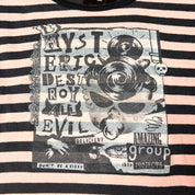 Hysteric Glamour Stripe Graphic Top (M)