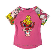 Hysteric Glamour Graphic Raglan Baby Tee (XS)