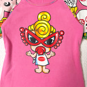 Hysteric Glamour Graphic Raglan Baby Tee (XS)