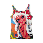Vintage Portrait Graphic Tank Top (S)