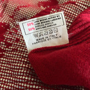 Miss Sixty 2000s Silver & Red Portrait Graphic Knit Tank Top (XS/S)