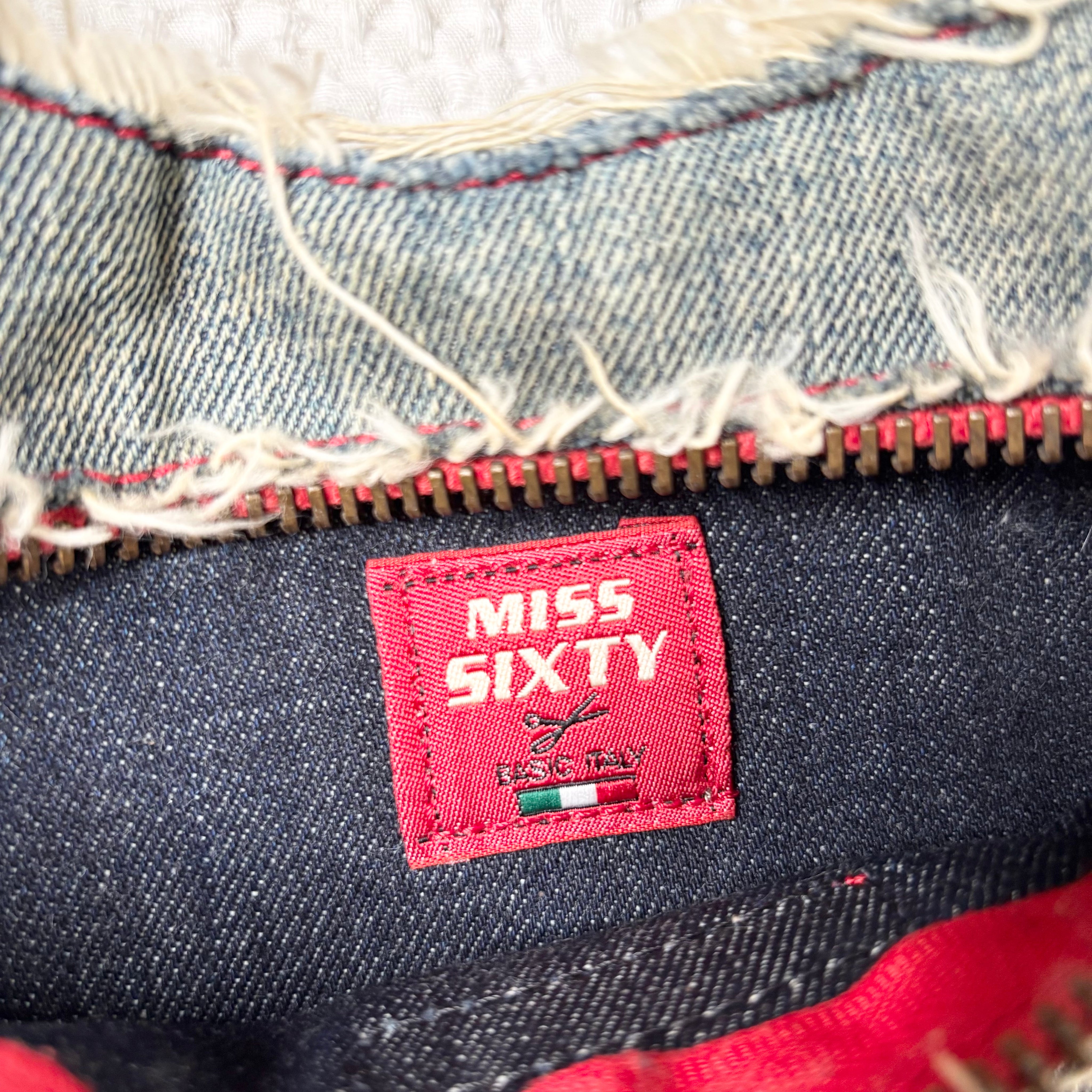 Vintage Miss Sixty Denim Shoulder Bag