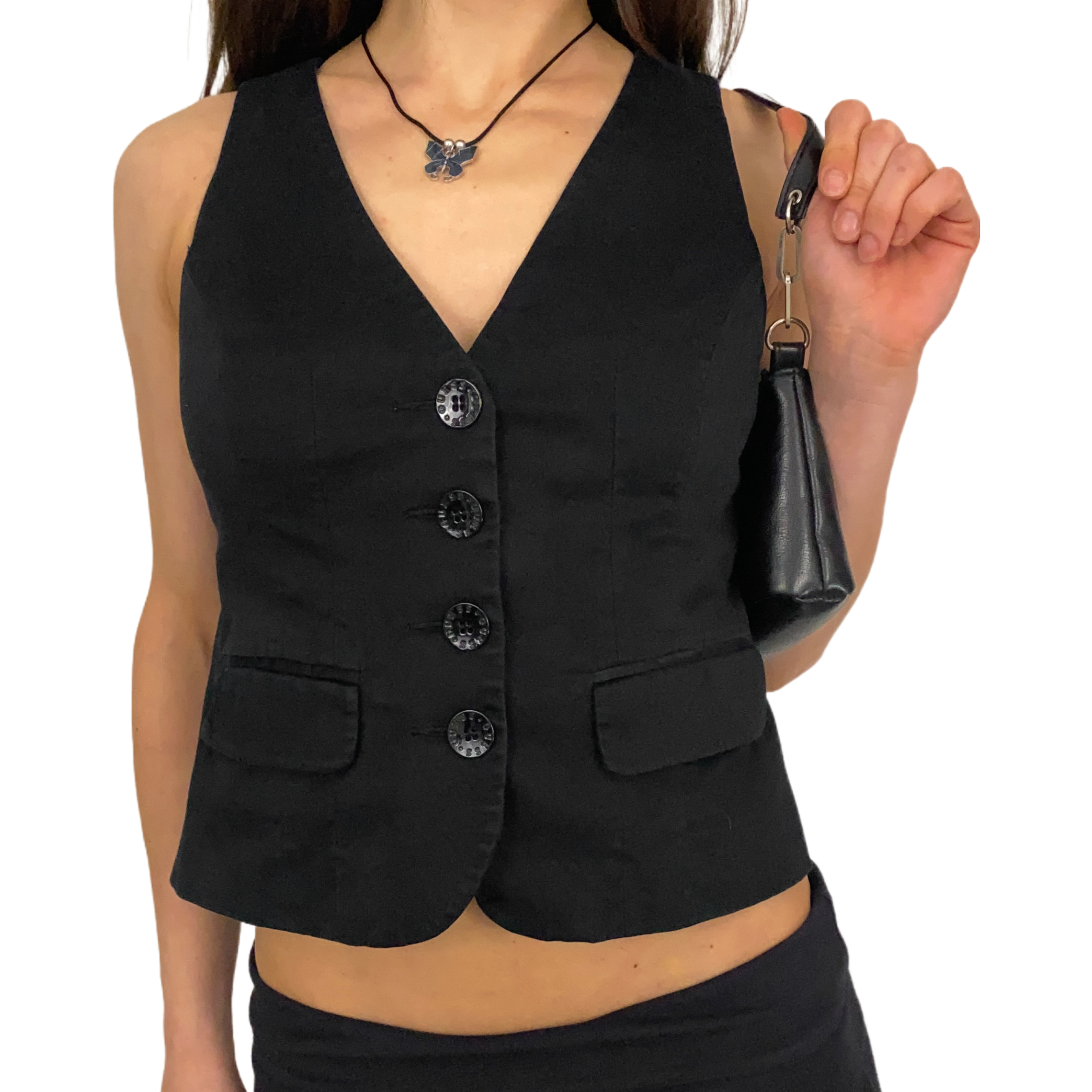 Guess Lace Up Vest (M)