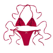 Handmade Polka Dot Bikini Set (S-M)