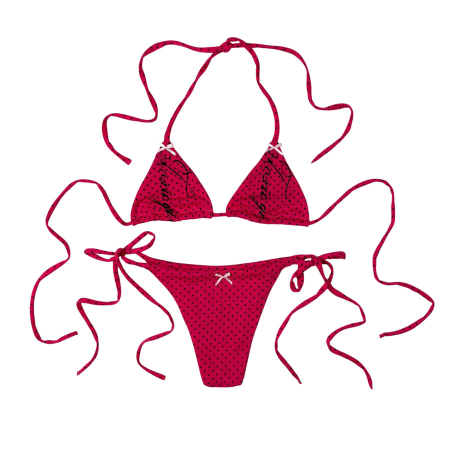 Handmade Polka Dot Bikini Set (S-M)