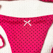 Handmade Polka Dot Bikini Set (S-M)