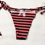 Handmade Grungy Stripe Bikini Set (S-M)