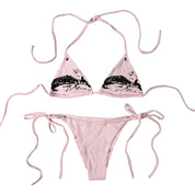 Handmade Deer Print Bikini Set (S-M)