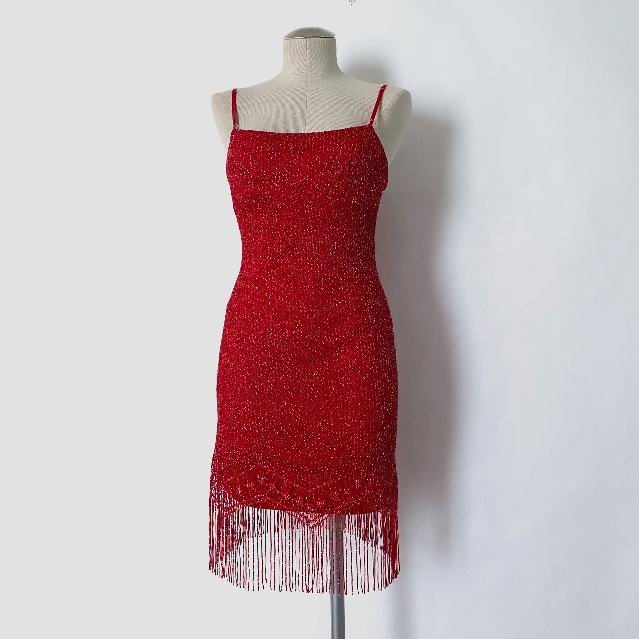 Lolita Fringe Mini Dress - Small