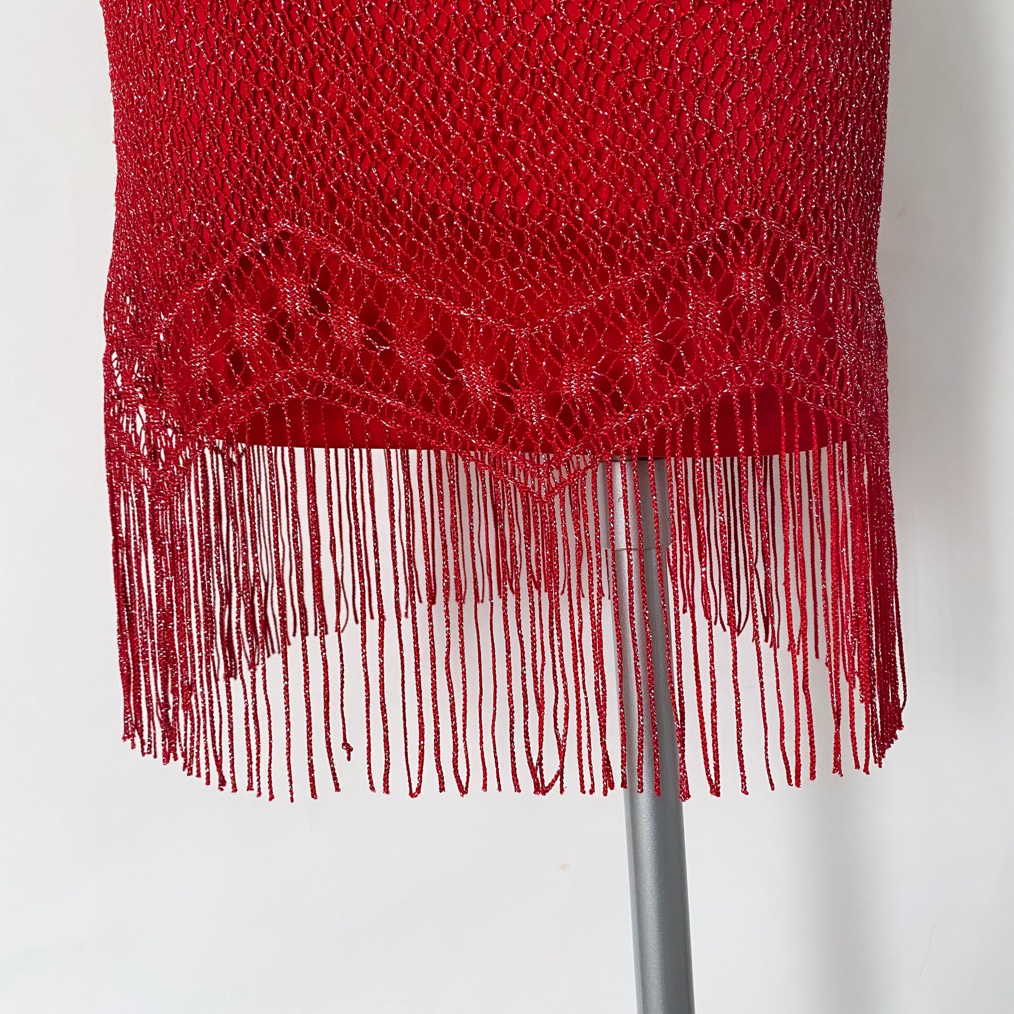 Lolita Fringe Mini Dress - Small