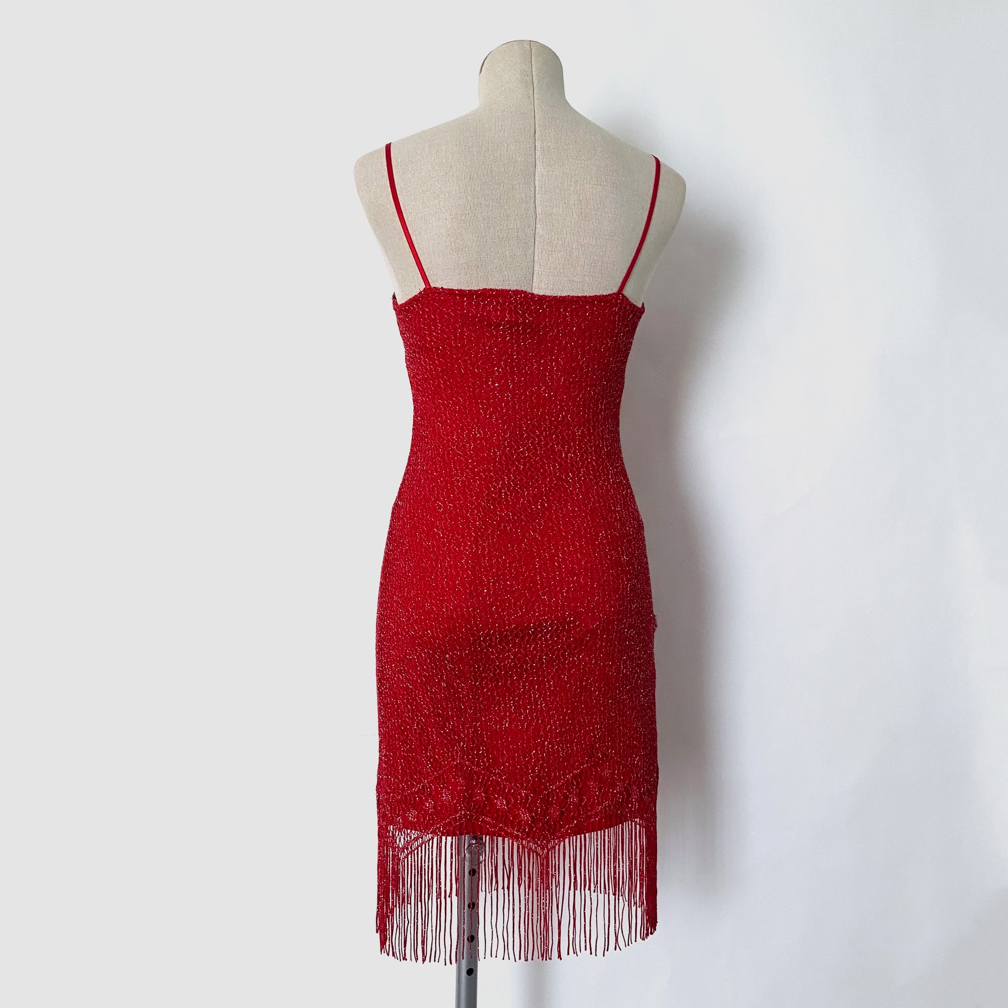 Lolita Fringe Mini Dress - Small